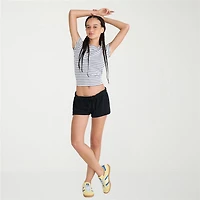 AEROPOSTALE Womens Mid Rise Juniors Pull-On Short