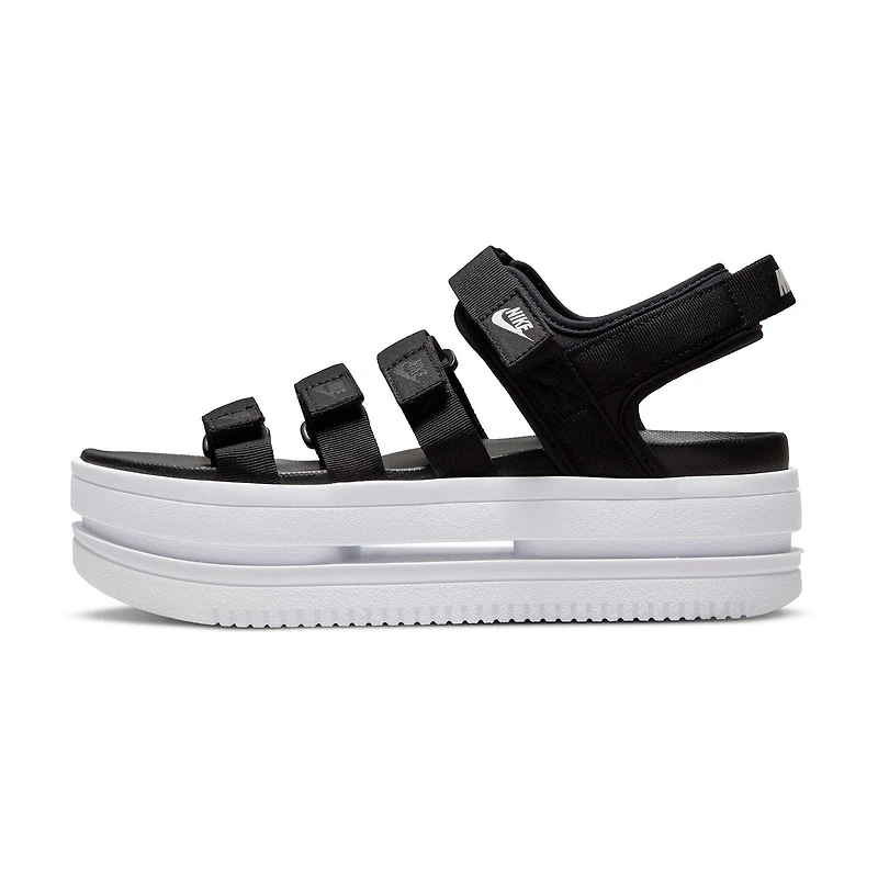 Nike Icon Classic Platform Womens Adjustable Strap Footbed Sandals