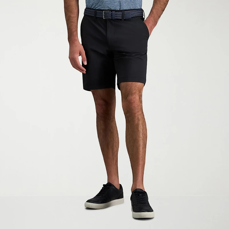 Haggar Sport Performance Mens 9" Stretch Fabric Chino Short
