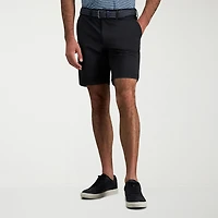 Haggar Sport Performance Mens 9" Stretch Fabric Chino Short
