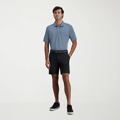 Haggar Sport Performance Mens 9" Stretch Fabric Chino Short