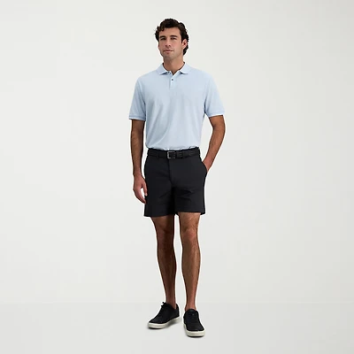 Haggar Sport Performance Mens 7" Stretch Fabric Chino Short