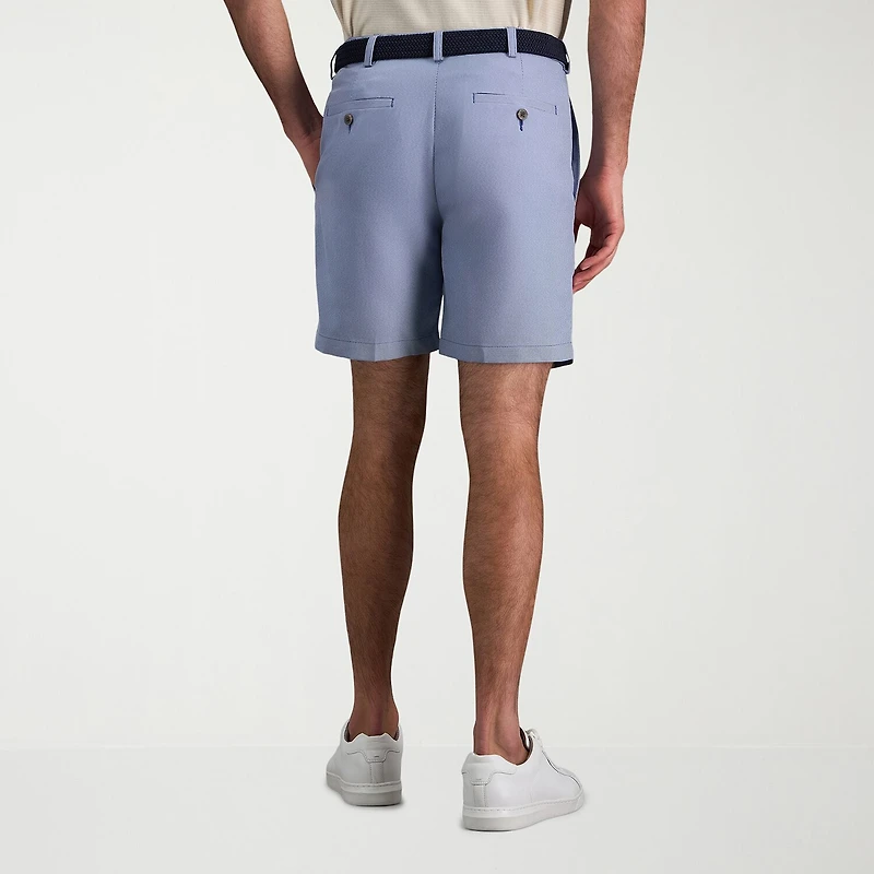 Haggar Cool 18 Pro Mens 7" Moisture Wicking 1 Pair Golf Short