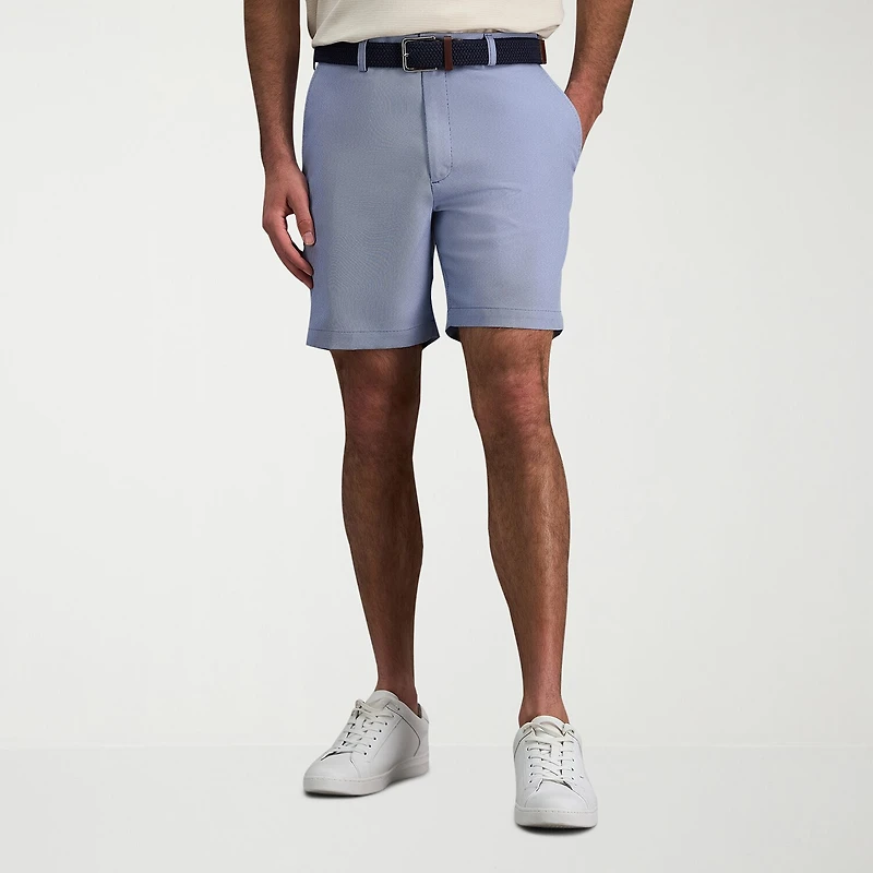 Haggar Cool 18 Pro Mens 7" Moisture Wicking 1 Pair Golf Short