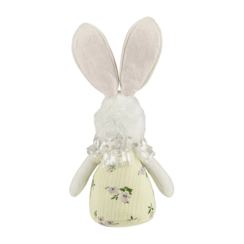Northlight 11" Spring Floral Bunny Easter Figurine