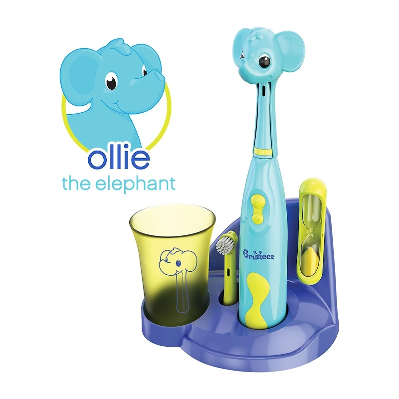 Brusheez Kid's Electric Toothbrush Set - Ollie the Elephant