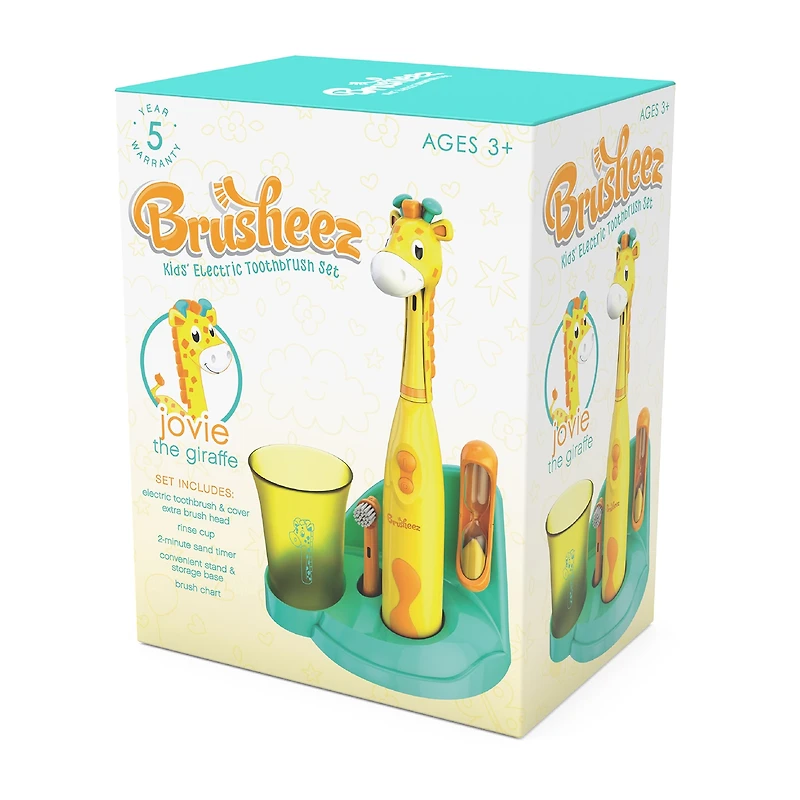 Brusheez Children's Electronic Toothbrush Set – Jovie the Giraffe