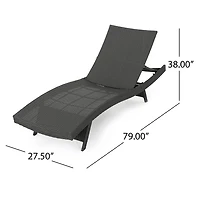 Salem Adjustable 4-pc. Lounge Chair