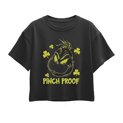 Big Kid Girls Round Neck Short Sleeve Regular Fit Snoopy Graphic T-Shirt