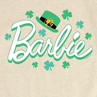 Big Kid Girls Round Neck Short Sleeve Regular Fit Barbie Graphic T-Shirt