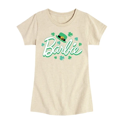 Big Kid Girls Round Neck Short Sleeve Regular Fit Barbie Graphic T-Shirt