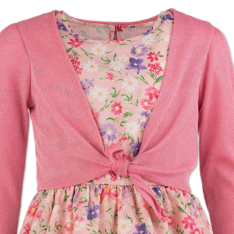Speechless Big Kid Girls Floral 2-pc. Dress Set
