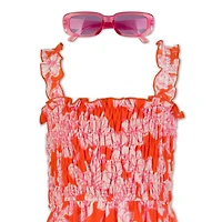 Speechless Big Kid Girls Sleeveless Floral Maxi Dress