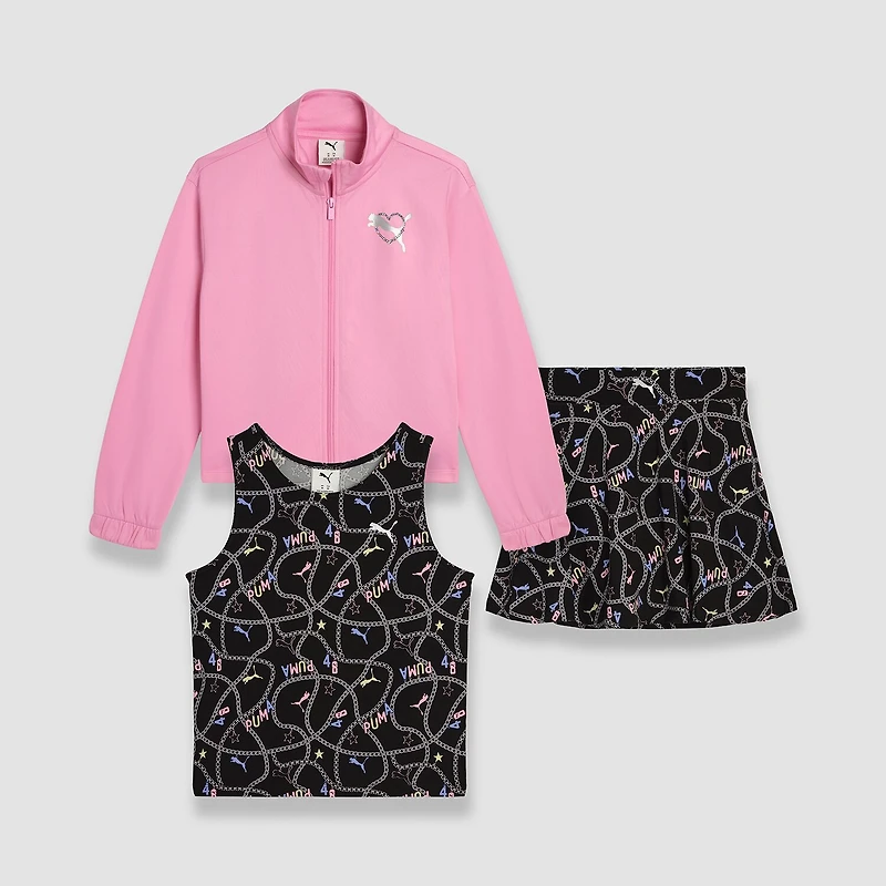 PUMA Big Kid Girls 3-pc. Skort Set