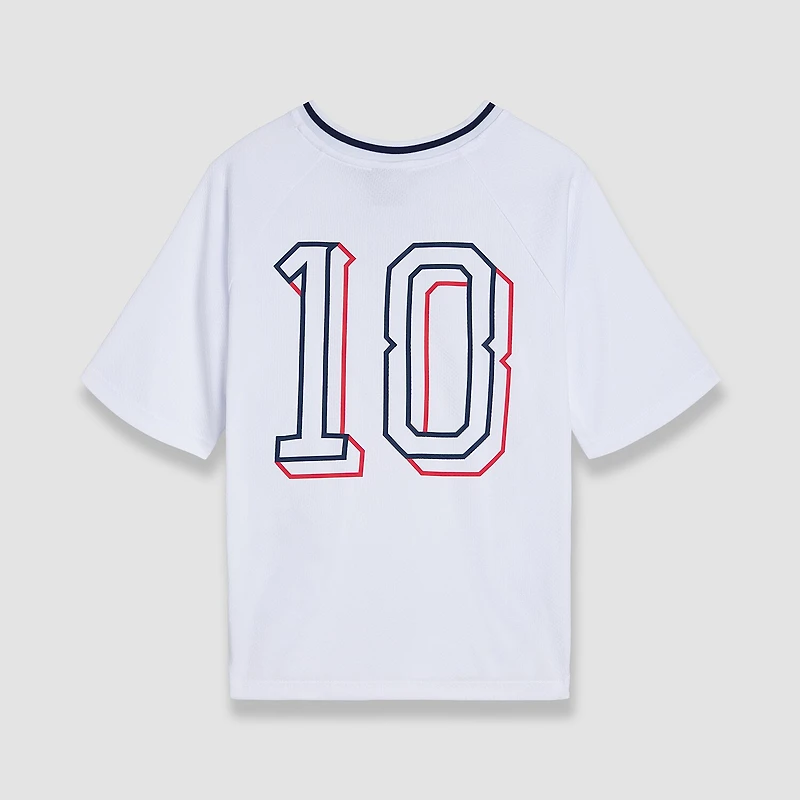 PUMA Big Kid Girls V Neck Short Sleeve Jersey