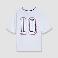 PUMA Big Kid Girls V Neck Short Sleeve Jersey