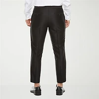 J. Ferrar Crop Ankle Mens Slim Fit Tuxedo Pant