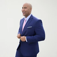 J. Ferrar Ultra Comfort Mens Regular Fit Big and Tall Suit Jacket