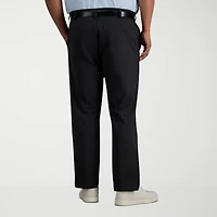 Haggar Sport Travel Performance Mens Straight Fit Big and Tall Flat Front Pant