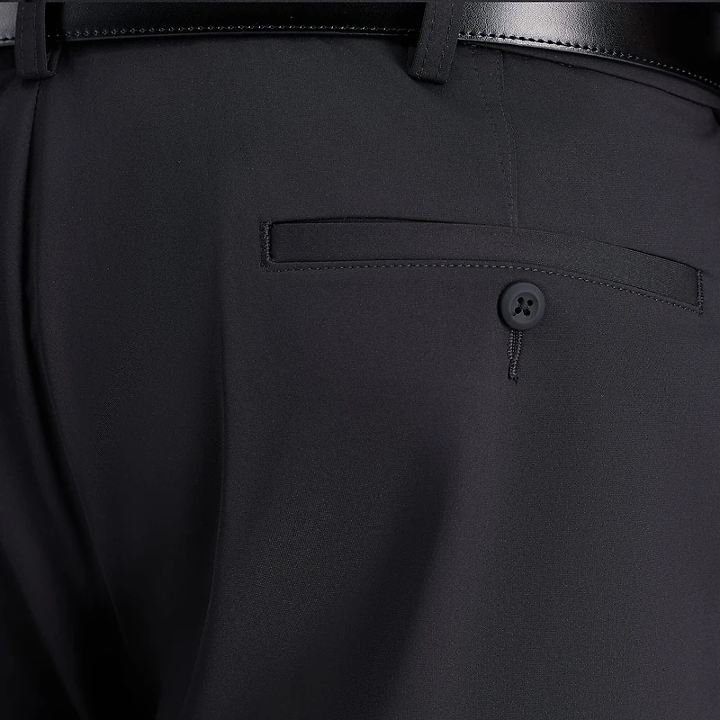 Haggar Sport Travel Performance Mens Straight Fit Big and Tall Flat Front Pant