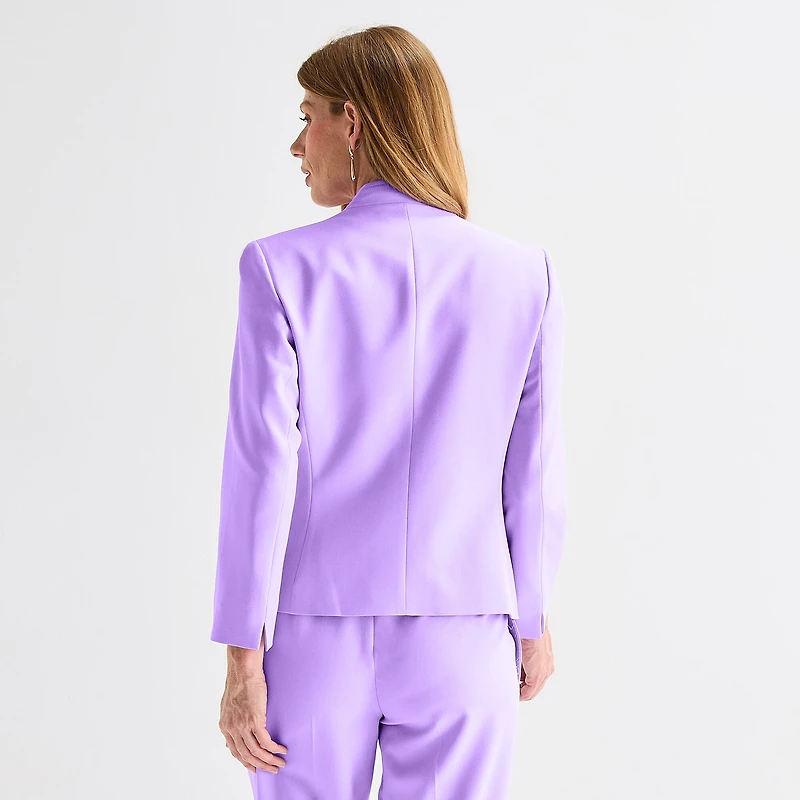 Black Label by Evan-Picone Womens Classic Fit Suit Jacket
