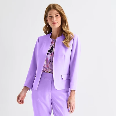Black Label by Evan-Picone Womens Classic Fit Suit Jacket