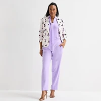 Black Label by Evan-Picone Womens Classic Fit Suit Jacket