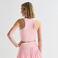 Xersion Cropped Womens Sleeveless Active Tank Top