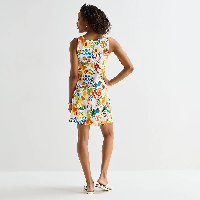 St. John's Bay Womens Sleeveless A-Line Dress