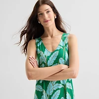 St. John's Bay Womens Sleeveless A-Line Dress