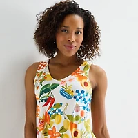 St. John's Bay Womens Sleeveless A-Line Dress