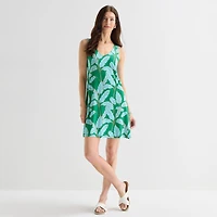 St. John's Bay Womens Sleeveless A-Line Dress