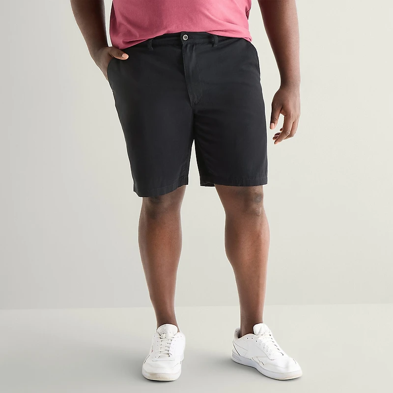St. John's Bay Mens 10" Big and Tall Stretch Fabric Chino Short