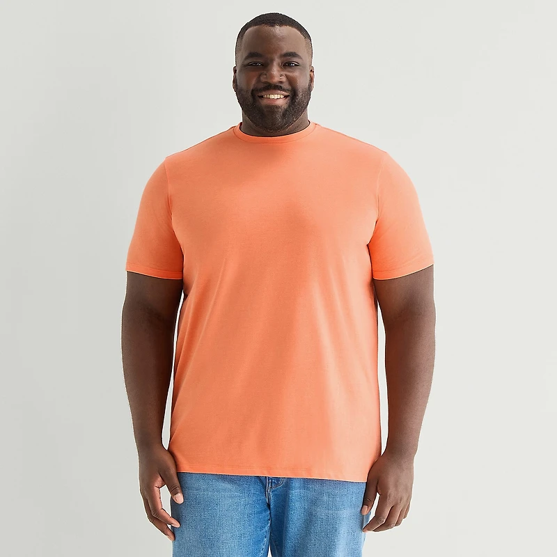St. John's Bay Super Soft Mens Crew Neck Short Sleeve Big and Tall T-Shirt