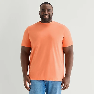 St. John's Bay Super Soft Mens Crew Neck Short Sleeve Big and Tall T-Shirt