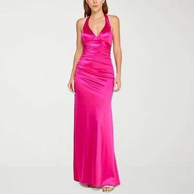 B. Smart Womens Juniors V Neck Sleeveless Bodycon Dress