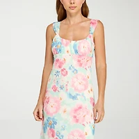 B. Smart Womens Juniors Sleeveless Midi Slip Dress