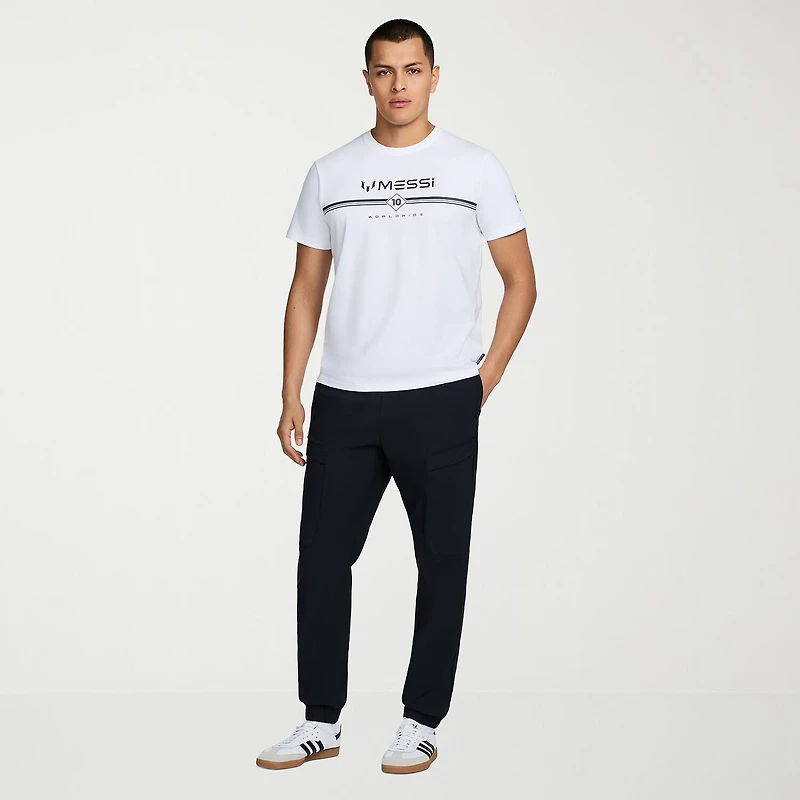 MESSI Collection Mens Round Neck Short Sleeve Regular Fit Graphic T-Shirt