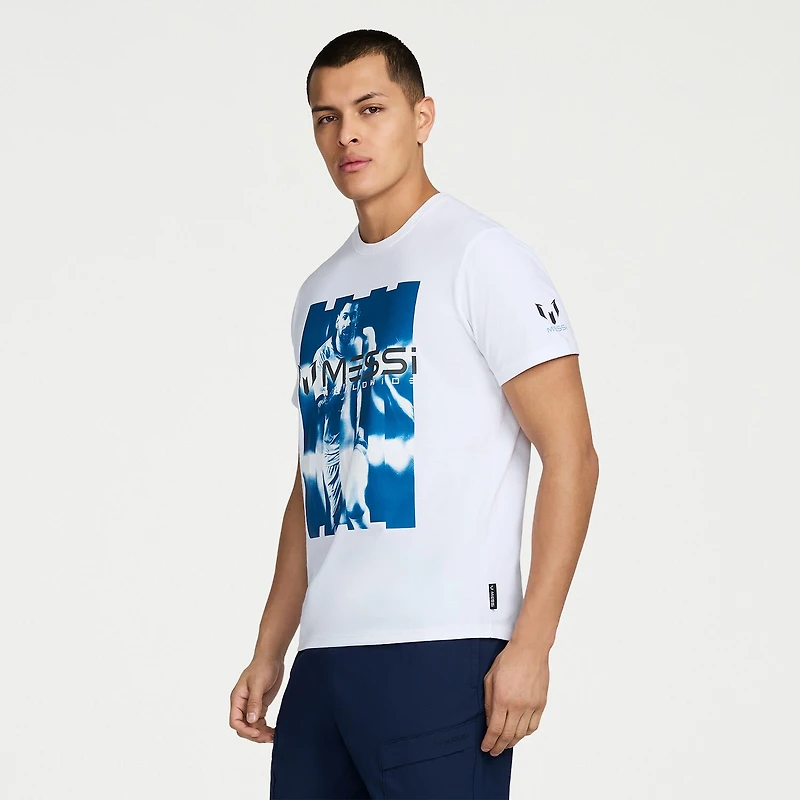 MESSI Collection Mens Crew Neck Short Sleeve Regular Fit Graphic T-Shirt