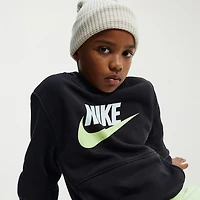 Nike Club Big Kid Unisex Long Sleeve Fleece Active Hoodie