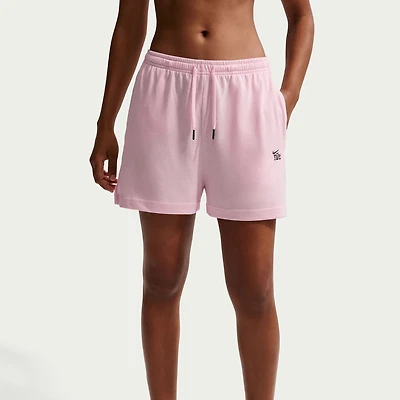 Nike Womens 4" Mid Rise Moisture Wicking DRAWSTRING WAIST Active Pull-On Short
