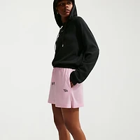 Nike Womens 4" Mid Rise Moisture Wicking Drawstring Waist Active Pull-On Short