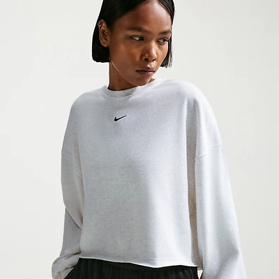Nike Womens Crew Neck Long Sleeve Embroidered Sweatshirt