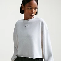 Nike Womens Crew Neck Long Sleeve Embroidered Sweatshirt