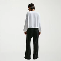 Nike Womens Crew Neck Long Sleeve Embroidered Sweatshirt