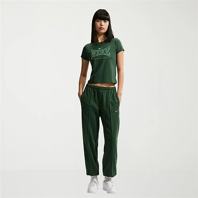 Nike Womens DRAWSTRING WAIST Lightweight Cinched Mid Rise Loose Fit Active Jogger Pant