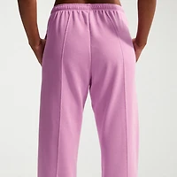 Nike Womens Drawstring Waist Lightweight Straight Mid Rise Loose Fit Sweatpant