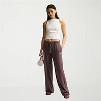Nike Womens Drawstring Waist Lightweight Moisture Wicking Straight Mid Rise Regular Fit Sweatpant