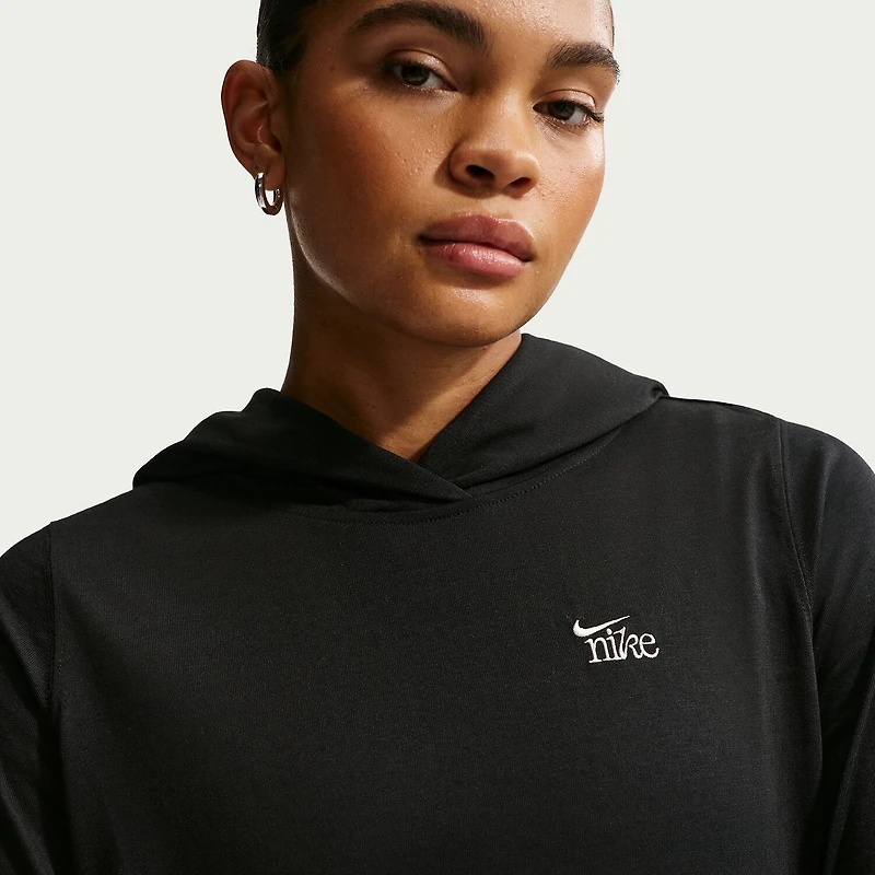 Nike Womens Long Sleeve Moisture Wicking Active Hoodie