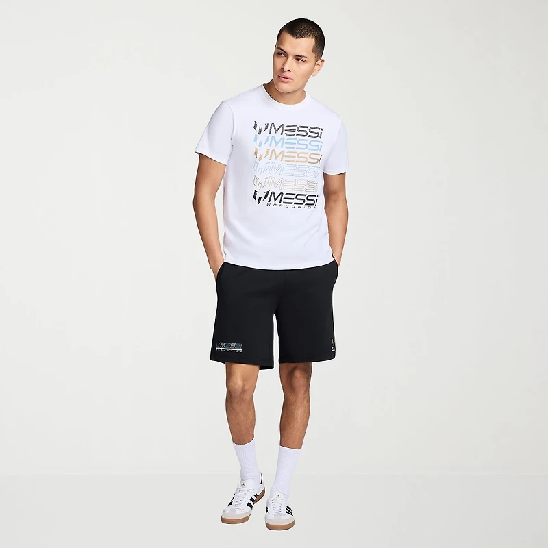 MESSI Collection Mens Round Neck Short Sleeve Regular Fit Graphic T-Shirt